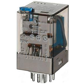 60.13.9.024.0070 FINDER INDUSTRIE-RELAIS 24VDC 10A 3WE LED / FREILAUFDIODE Produktbild