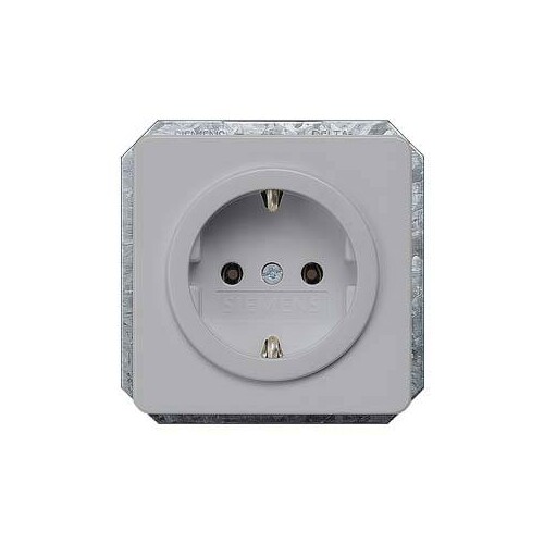 5UB1467 SIEMENS UP-SCHUKO-STECKDOSE SILBER DELTAPROFIL Produktbild