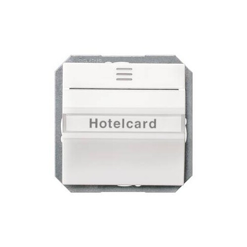 5TG4820 SIEMENS UP-HOTELCARDSCHALTER M. TASTER 1W, BEL. TITANWEISS,DELTAI-SYSTEM Produktbild