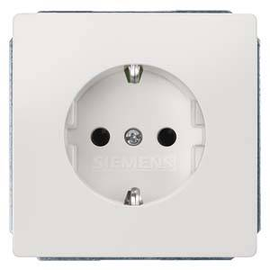 5UB1855 SIEMENS UP-SCHUKO-STECKDOSE M. SHUTTER TITANWEISS,DELTASTYLE Produktbild