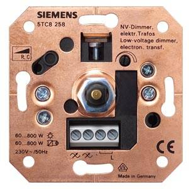 5TC8258 SIEMENS UP-NV-DIMMER-EINSATZ 60- 800VA ELE KTRON. M.DRUCK-AUS/WECHSELSCH. Produktbild front M