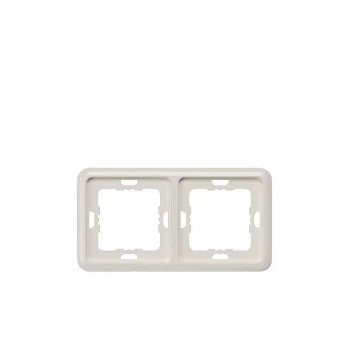5TG1812 SIEMENS RAHMEN 2-FACH 151X80MM DELTA PROFIL TITANWEISS Produktbild