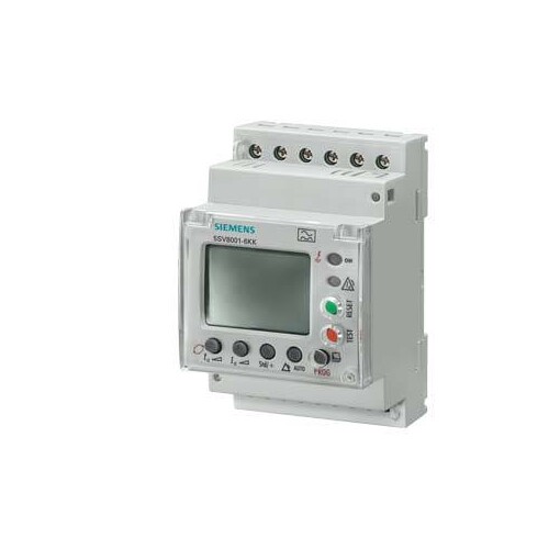 5SV8001-6KK Siemens Differenzstrom-Überw Gerät digital Typ A 0,03A 30A 0,02 10sek Produktbild