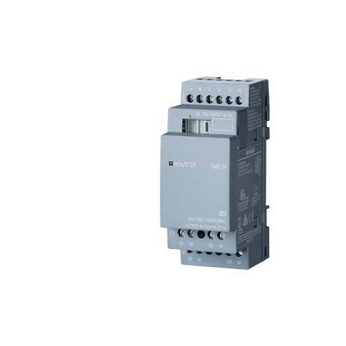 6ED1055-1CB00-0BA2 SIEMENS LOGO! DM8 24 Erw.-Modul, 24V/24V/TRANS., 4 DE/ 4 Produktbild