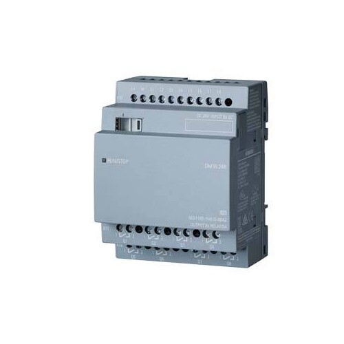 6ED1055-1NB10-0BA2 SIEMENS LOGO DM16 24R Erw.-Mod., 24VDC/24VDC/REL. 4TE 8DE/8DA Produktbild