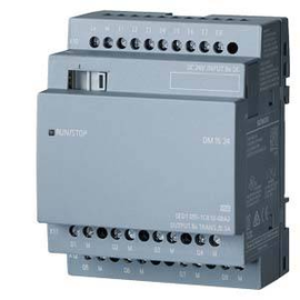 6ED1055-1CB10-0BA2 SIEMENS LOGO DM16 24 Erw.-Mod., 24VDC/24VDC/TRANS 4TE 8DE/8DA Produktbild