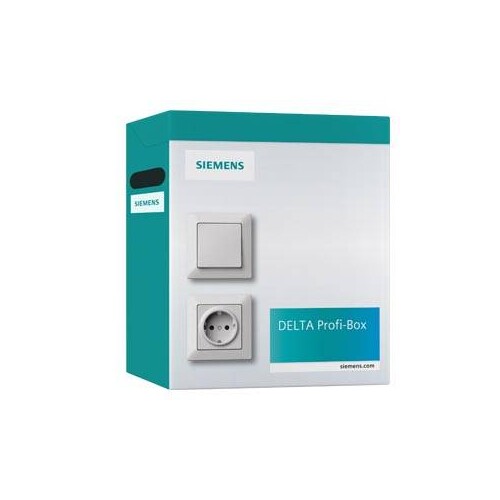 5UB1511-0KA Siemens Profibox Delta 100 Schuko + 100 Abdeckungpl. TW Produktbild Additional View 1 L