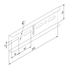 17573 Trayco CLFI60-J-PG Kabelleiter Verbinder Produktbild