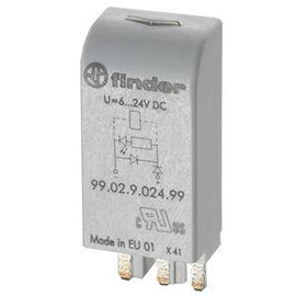 99.02.9.024.99 Finder Freilaufdiode 6-24VDC mit LED Produktbild