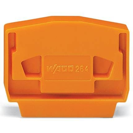 264-368 WAGO Abschlussplatte f. TS15/ TS35 grau Produktbild
