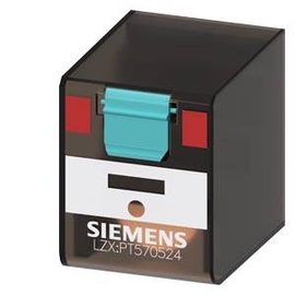 LZX:PT570524 SIEMENS Steckrelais 4 Wechsler 24V AC 6A Breite 22,5mm Produktbild