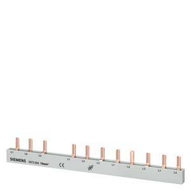 5ST3624 Siemens STIFTSAMMELSCHIENE 10QMM 3 PHASIG/N+8XPHASE F.1F,4POL+8LS 1POL Produktbild