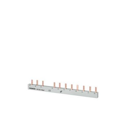 5ST3624 Siemens STIFTSAMMELSCHIENE 10QMM 3 PHASIG/N+8XPHASE F.1F,4POL+8LS 1POL Produktbild