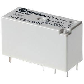 41.52.9.024.5010 FINDER Steck-/Print- relais 2WE 8A 24VDC Pinraster 5,0mm Produktbild front M