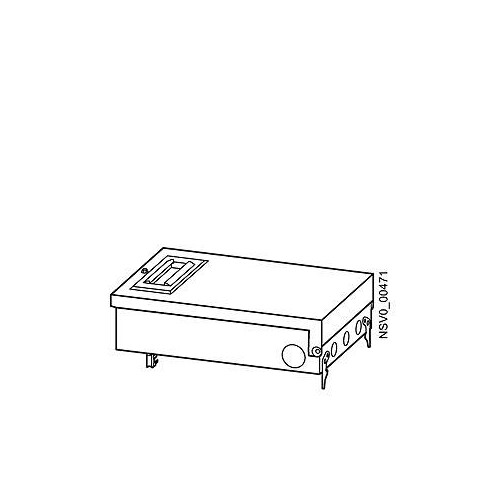 BD2-AK3X/GS00 SIEMENS Abgangskasten 125A 1x3p. Sich. Unterteil GS00 Produktbild