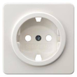 5UH1047 Siemens Zentralstück für Schuko Delta Profil Titanweiss 5UB1403 Produktbild front S