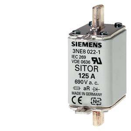 3NE1022-0 Siemens Halbleitersicherung Sitor Gr.00 125A Produktbild