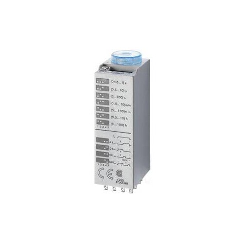 85.04.0.024.0000 Finder Miniatur Zeitrelais 24V AC/DC 4 Wechsler Produktbild