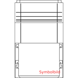 SX410.1 Elsta-Mosdorfer Sockel S4 X0 950/320 RAL7035 bxhxt=590x950x310mm Produktbild