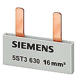 5ST3630 Siemens Stiftsammelschiene 16mm² Anschluss 2x1-phasig (33mm Länge) Produktbild