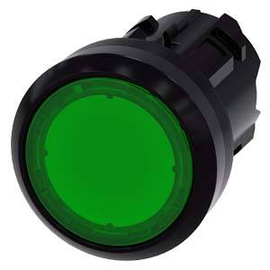 3SU1001-0AB40-0AA0 Siemens Leuchtdruck- taster, 22mm, rund, Kunststoff, grün Produktbild
