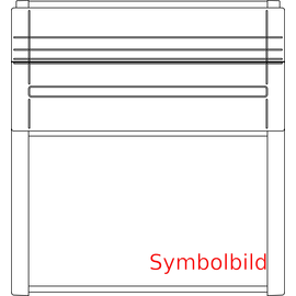 1446 Elsta Sockel S6 1200/470 Baupaket Kunststoff-Sockel Produktbild