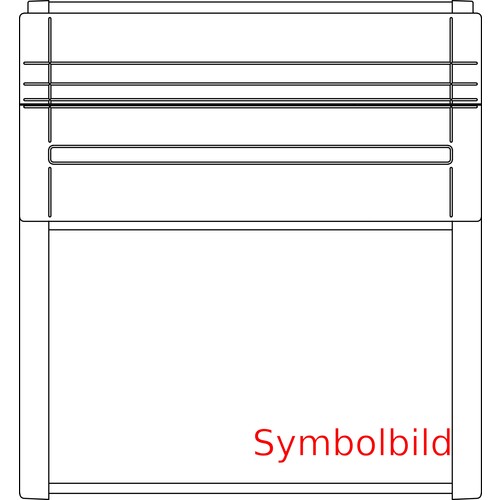 1446 Elsta Sockel S6 1200/470 Baupaket Kunststoff-Sockel Produktbild Front View L