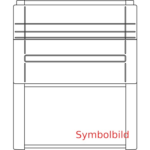 0670 Elsta-Mosdorfer Sockel S5 950/470 Baupaket Produktbild Front View L