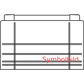 1414 Elsta-Mosdorfer Bodenmontagesockel SB3 250/180 RAL 7032 Produktbild