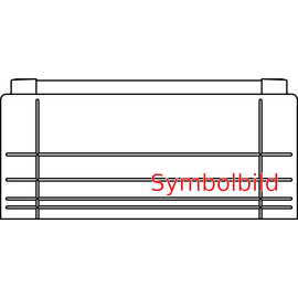 1418 Elsta-Mosdorfer Bodenmontagesockel SB4 250/320 RAL 7032 Produktbild