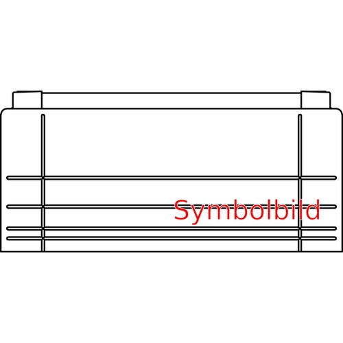 1418 Elsta-Mosdorfer Bodenmontagesockel SB4 250/320 RAL 7032 Produktbild Front View L