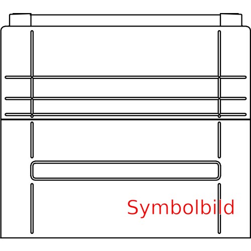 1420 Elsta-Mosdorfer Bodenmontagesockel SB4 500/320 RAL 7032 Produktbild Front View L