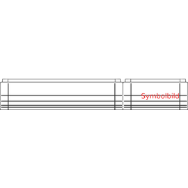 3123 Elsta-Mosdorfer Bodenmontagesockel SBK 6/4 250/470 RAL 7032 Produktbild