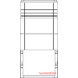 SX430 Elsta-Mosdorfer Sockel S4S X0 1200/320 AS/ST/SC RAL 7032 (S4HS) Produktbild