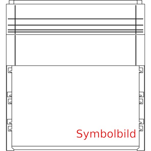 SX620 Elsta-Mosdorfer Sockel S6 X2 1200/320 AS/ST/SC RAL 7032 (S6H) Produktbild Front View L