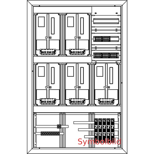 W5C1O-VU-R Elsta-Mosdorfer ZVR W 5Z C 1GF oben VZ unten Produktbild Front View L