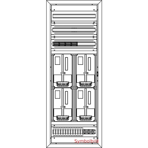 WS4B3O1U-ZK-R Elsta-Mosdorfer ZVR W 4Z B 3GF oben 1 VZ(GF) unten (4SN25+ZS10ZK) Produktbild Front View L