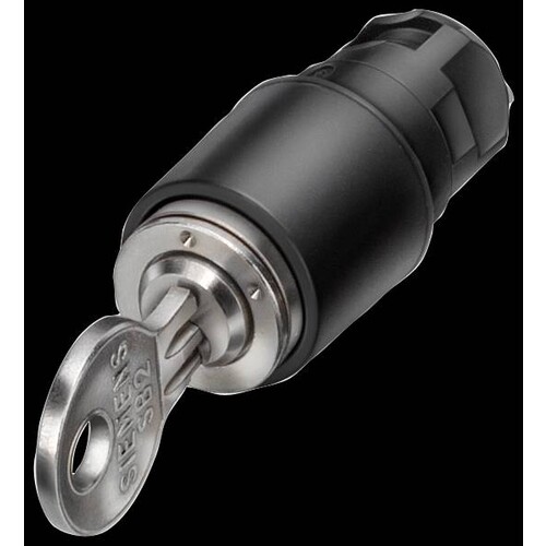 3SB2000-4PB01 Siemens Schlüsselschalter CES, 16mm, rund Kunststoff Produktbild