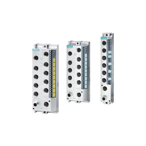 6ES7141-6BF00-0AB0 Siemens ET 200ECO PN, 8 DI DC24V, 4xM12, Doppelbelegung, IP67 Produktbild