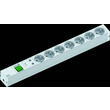 331.0202 Bachmann PDU 19 1,5HE 4xSchutzkontaktsteckdosen 1xSchalter 1x Produktbild front S