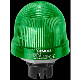 8WD53500CC Siemens Einbauleuchte Blitzlichtelement 230V grün Produktbild front M