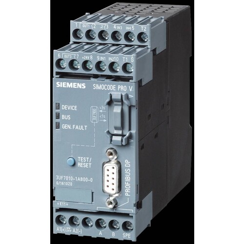 6AG1010-1AU00-4AA0 Siemens Grundgerät SIMOCODE pro S, PROFIBUS-DP-Schnittstel Produktbild