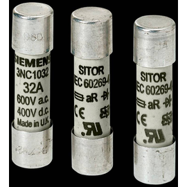 3NC22205 Siemens SITOR- Zylindersicherungseinsatz, 22x58 mm, 20 Produktbild front M