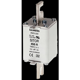 3NE1230-3 Siemens PV-Sicherungseinsatz, mit geschlitzten Messerkontakten, NH1,  Produktbild