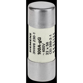 3NW62241 Siemens SENTRON, Zylindersicherungseinsatz, 22x58 mm, 80 Produktbild front M