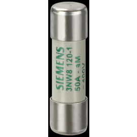 3NW81031 Siemens SENTRON, Zylindersicherungseinsatz, 14x51 mm, 10 Produktbild front M