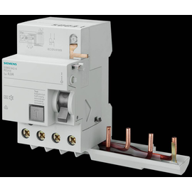 5SM26436 Siemens FI-Block, 4-polig, Typ A, In: 40 A, 300 mA, Un AC: 400 V, für Produktbild front M