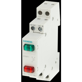 5TE5801 Siemens Leuchtmelder 2x LED, 230 V, rot/grün Produktbild front M