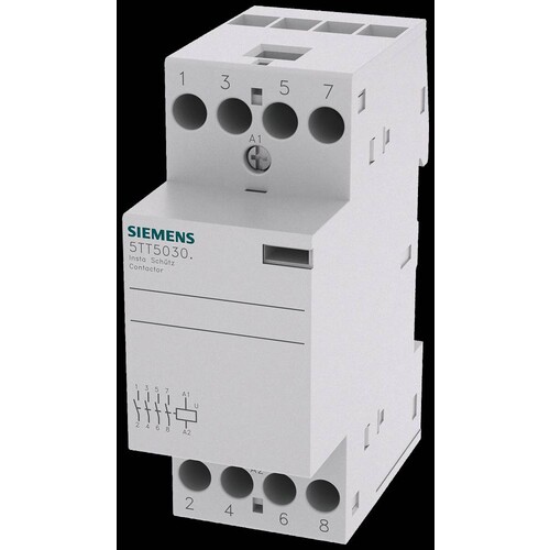 5TT5830-1 Siemens INSTA-Schütz mit 4 Schließern Kontakt für AC 230V, 400V 25 Produktbild