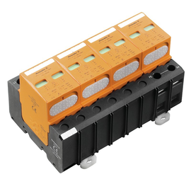 1438010000 Weidmüller VPU I 4 400V/25KA Blitzstromableiter für Energietechnik Produktbild front M